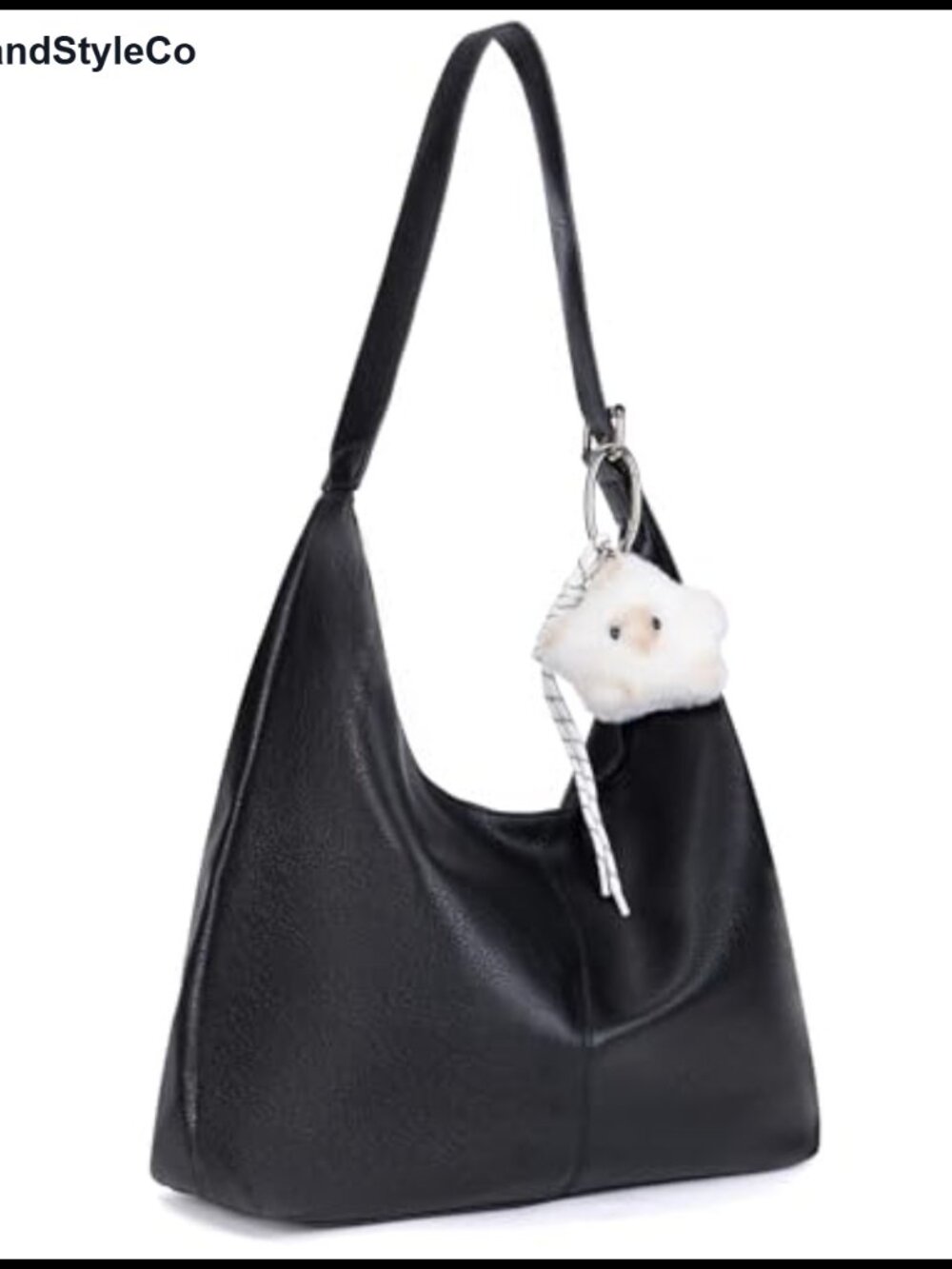 Women's Slouchy Hobo Bag Vegan Leather Shoulder Purse Tote Crossbody